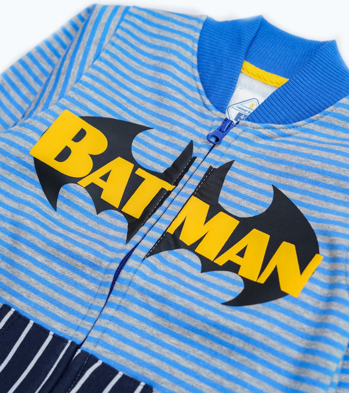 BOYS BATMAN MOCK NECK ZIPPER