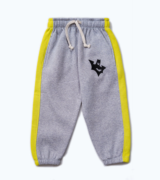 BOYS GRAY BATMAN SIDE PANNEL TROUSER