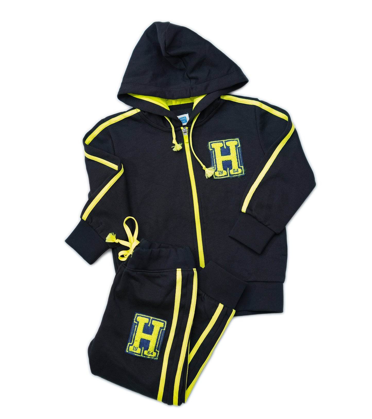 BOYS BLACK TRACK SUIT