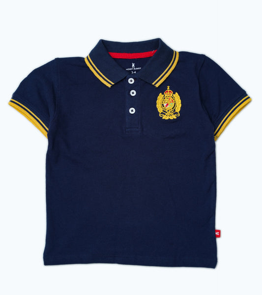 BOYS NAVY BLUE POLO