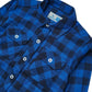 BOYS BLUE FLANNEL CHECK SHIRT