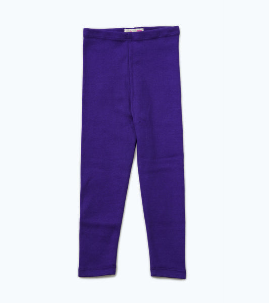 GIRLS PURPLE BASIC TIGHTS