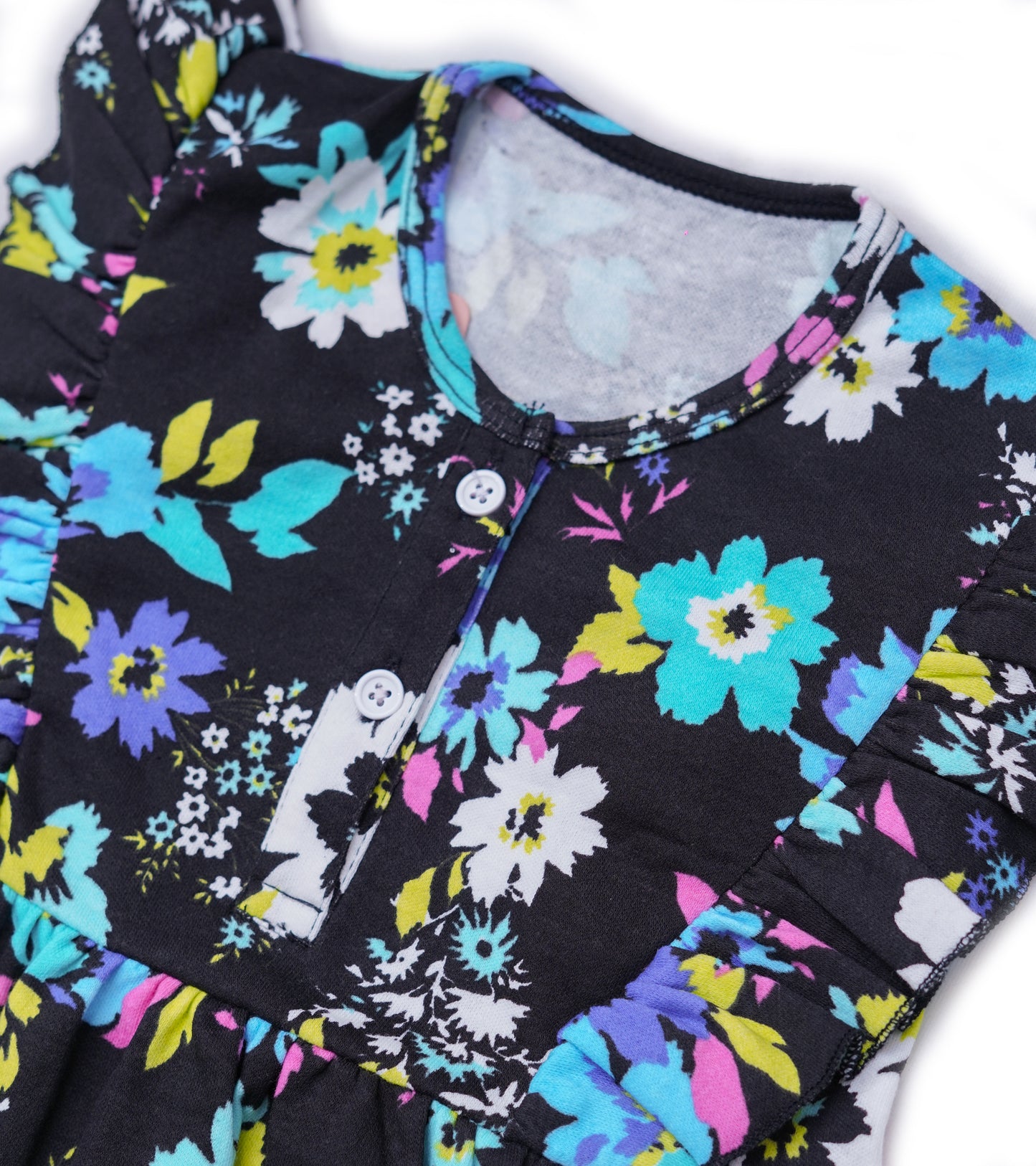 GIRLS SPRING FLORAL PRINTED TOP