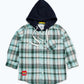 BOYS FEROZI & GREEN HOODED SHIRT