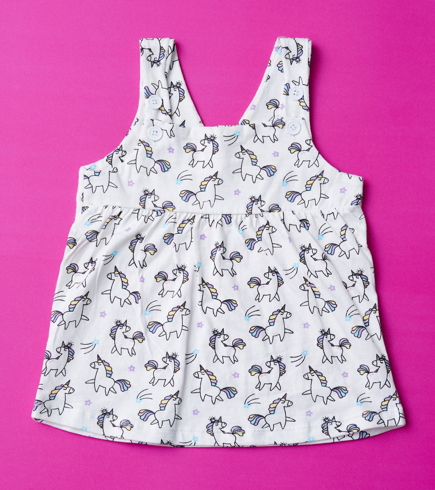 UNICORN PINAFORE DRESS