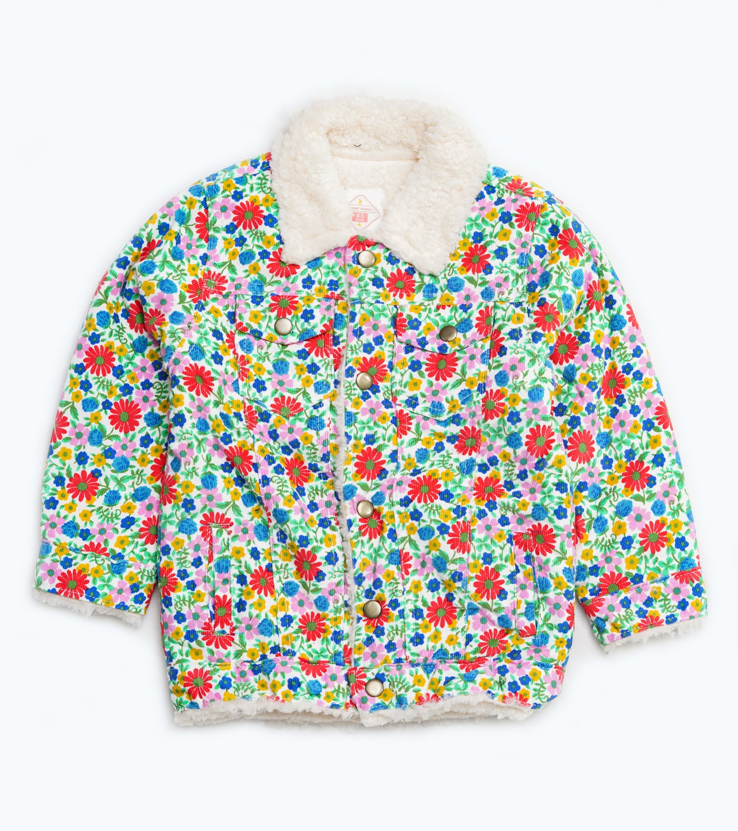 GIRLS FLORAL BLOOM CORDUROY JACKET