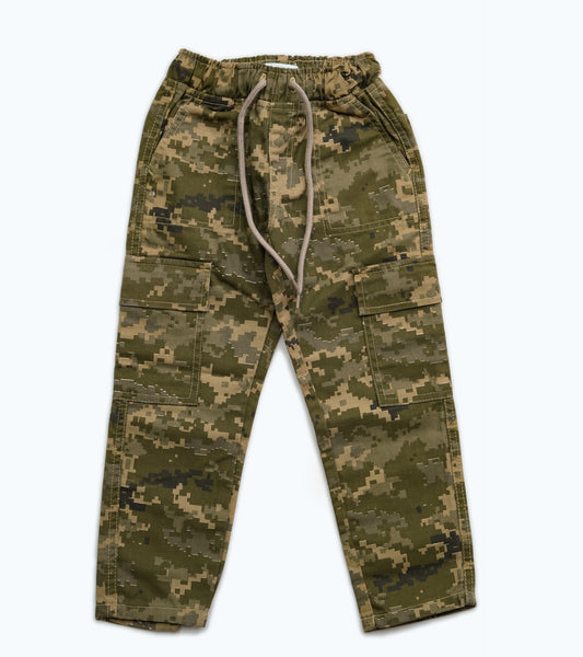 BOYS CAMOUFLAGE JOGGER PANTS