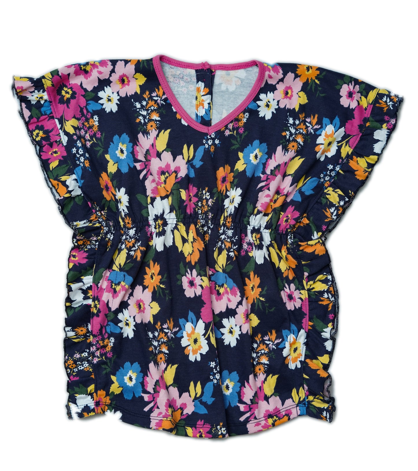 GIRLS SPRING FLORAL PRINTED TOP