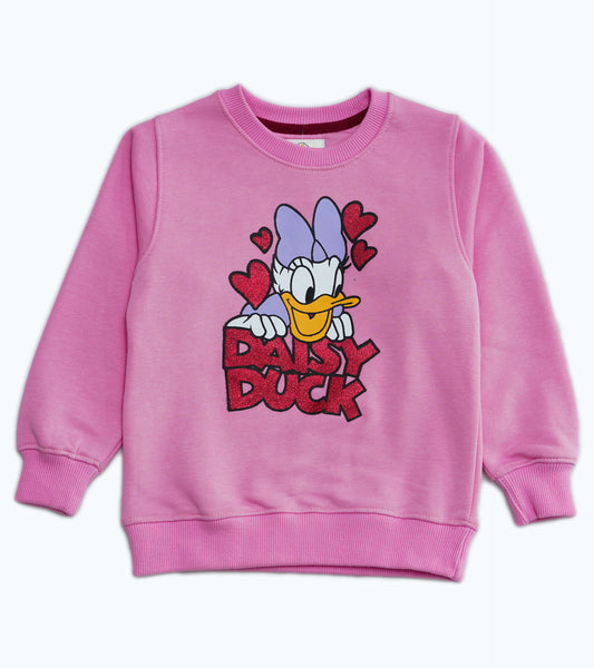 GIRLS DAISY DUCK SWEATSHIRT