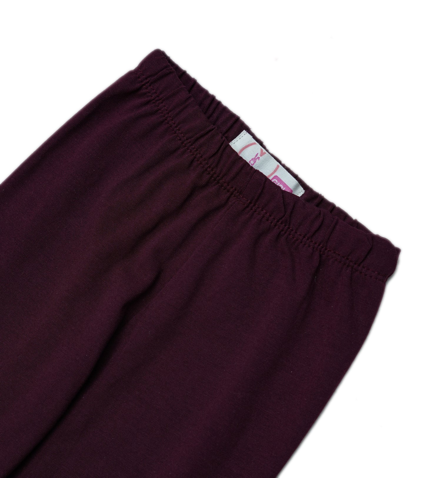 GIRLS LYCRA JERSEY MAROON TIGHTS