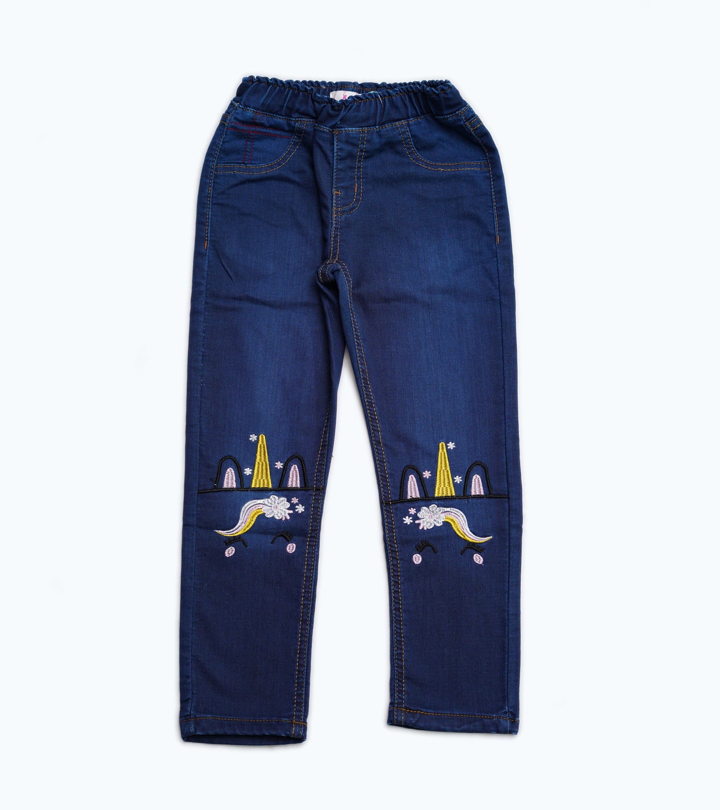 UNICORN EMB BLUE JEGGING