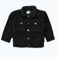 BOYS BLACK FUR DENIUM JACKET