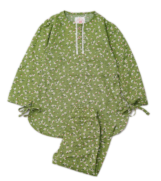 GIRLS 2PC PRINTED LAWN SUIT