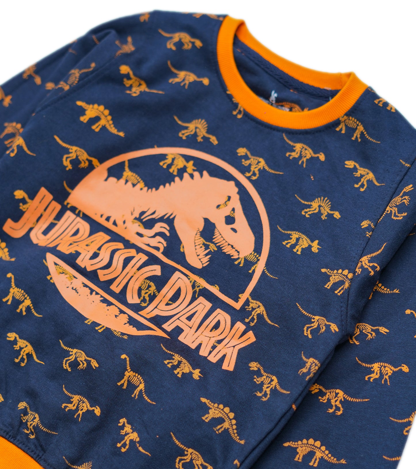 BOYS JURASSIC PARK PRINTED FLEECE 2PC SET