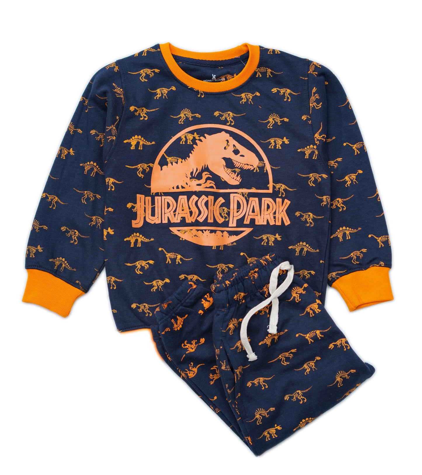 BOYS JURASSIC PARK PRINTED FLEECE 2PC SET