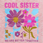 COOL SISTER PINK SLUB SWEAT SHIRT