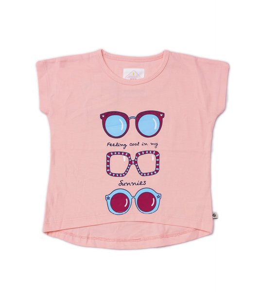 GIRLS FEELING COOL GRAPHIC T-SHIRT