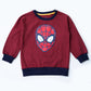 BOYS SPIDER MAN FLEECE SWEAT SHIRT