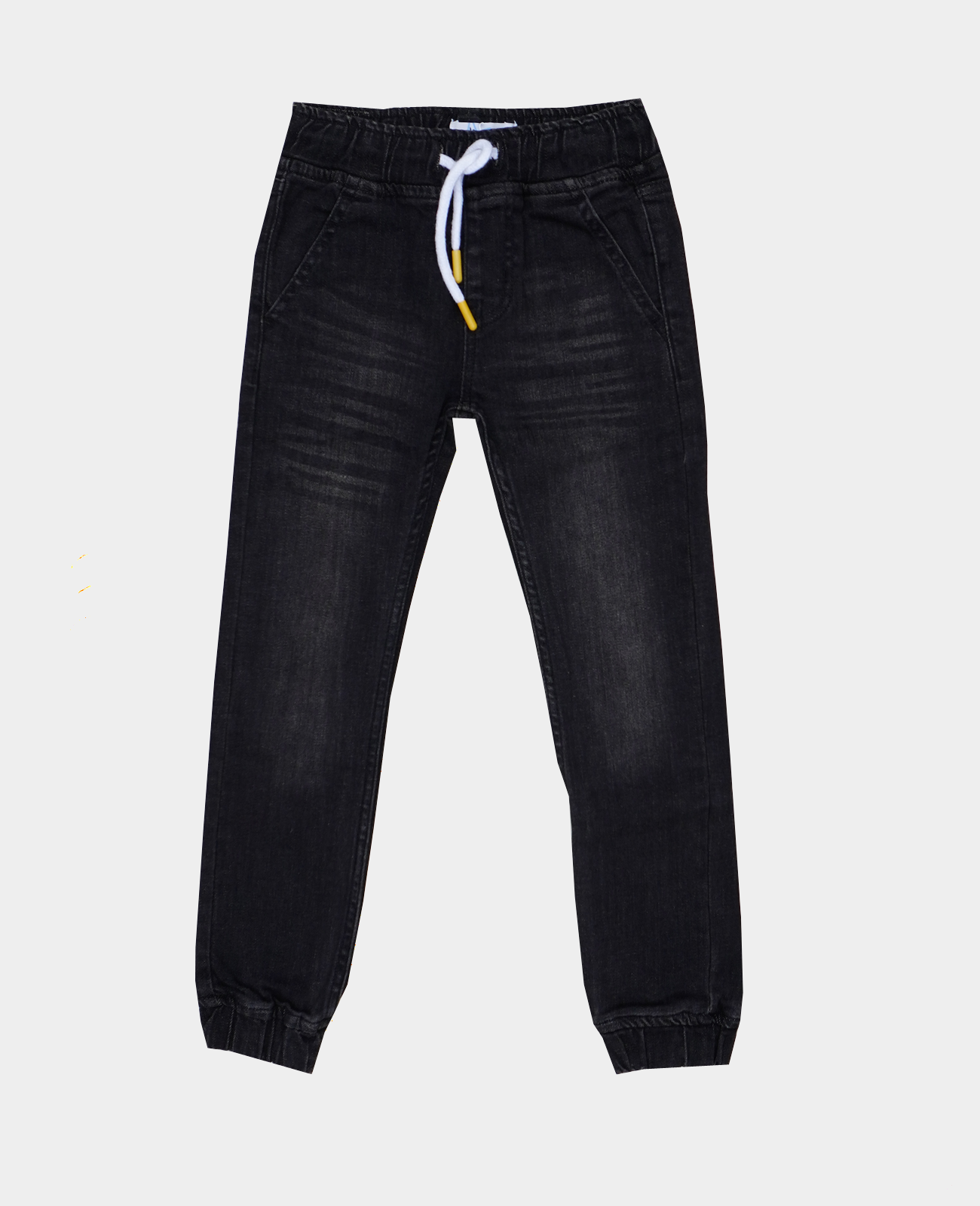 BOYS CHARCOAL DENIUM JOGGER PANTS