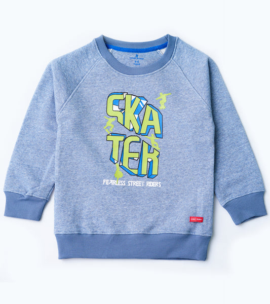 BOYS SKATER FLEECE SWEAT SHIRT