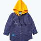 BOYS FLANNEL HB HOODED CHECK SHIRT