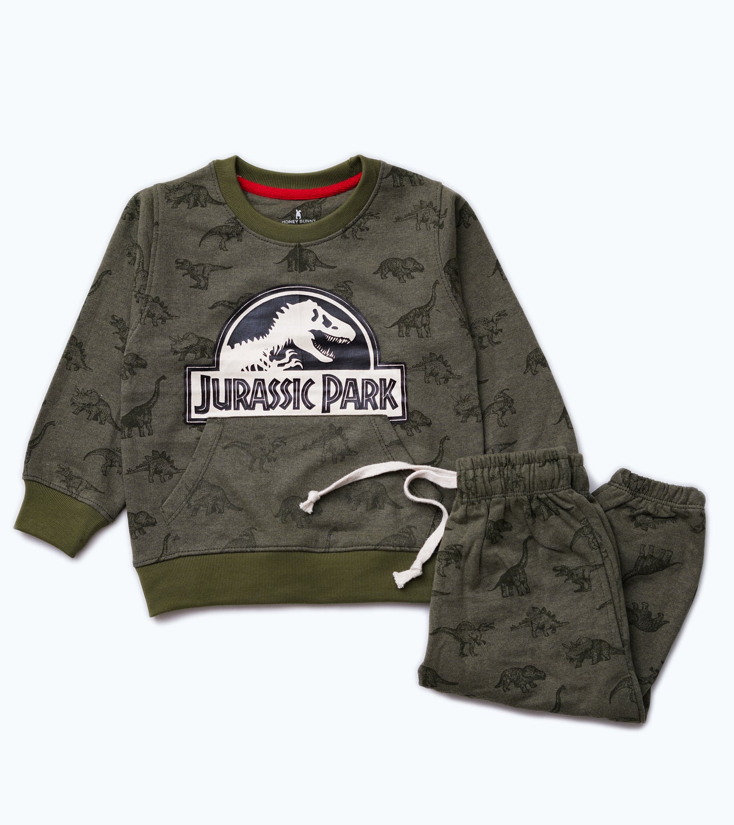 BOYS JURASSIC PARK PRINTED 2PC SET