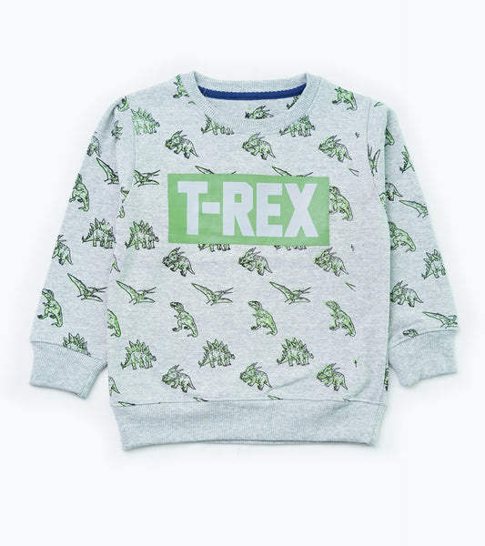 T-REX PRINTED SWEAT SHIRT