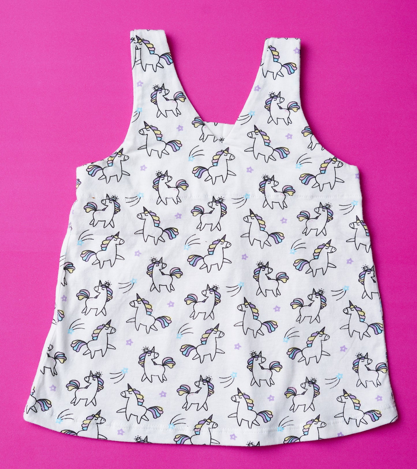 UNICORN PINAFORE DRESS