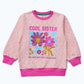 COOL SISTER PINK SLUB SWEAT SHIRT