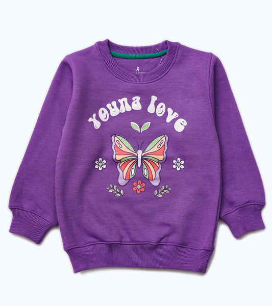 GIRLS YOUNA LOVE SWEATSHIRT