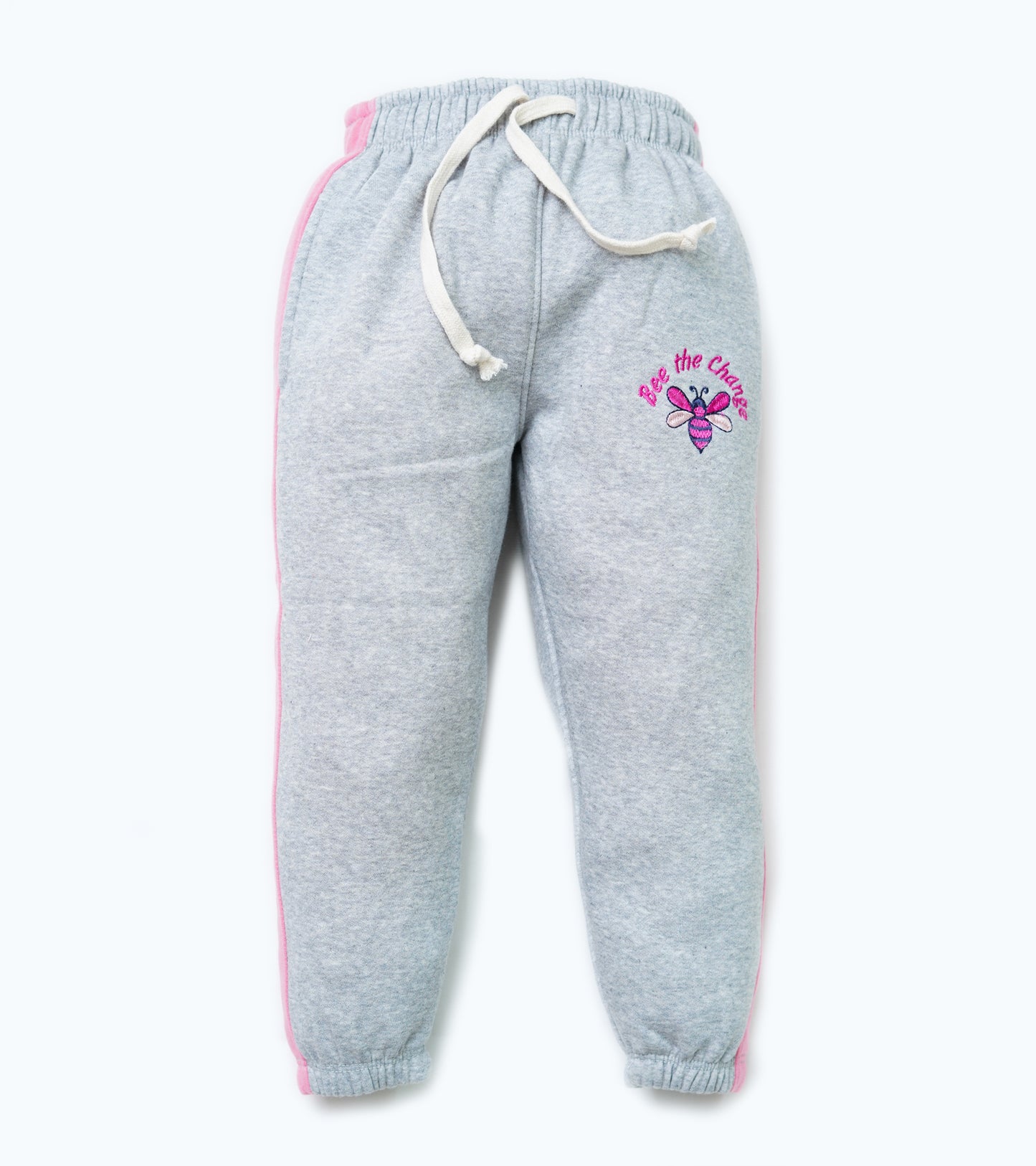 GIRLS PINK SIDE PANNEL FLEECE TROUSER